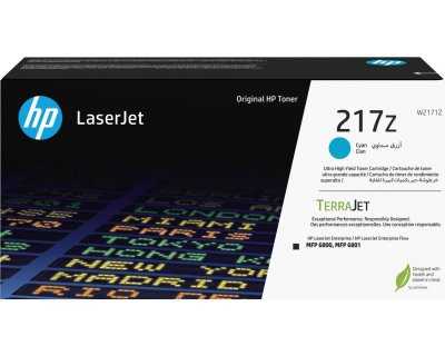 HP Cartouche de toner LaserJet cyan authentique  217Z