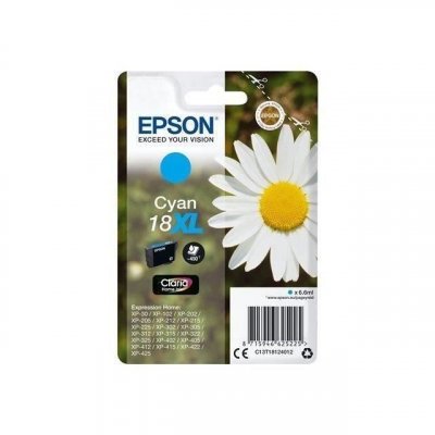 EPSON Cartouche  C13T18124012 18XL - Cyan