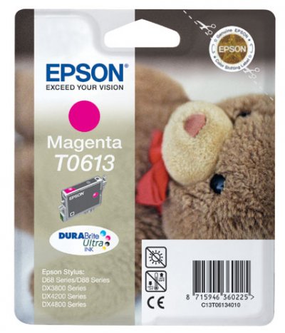 EPSON Cartouche  T0613 Magenta QuickDry