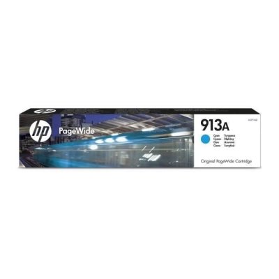 HP Cartouche  F6T77AE n&deg;913A - Cyan