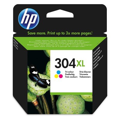 HP Cartouche  N9K07AE n&deg;304XL - 3 couelurs