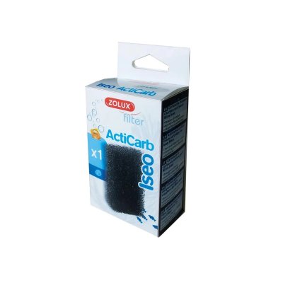 ZOLUX Cartouche mousse charbon actif pour filtre iseo aquarium  Noir