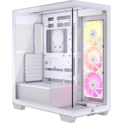 CORSAIR Case  3500x Argb Midi Tg White Btf & P.zero