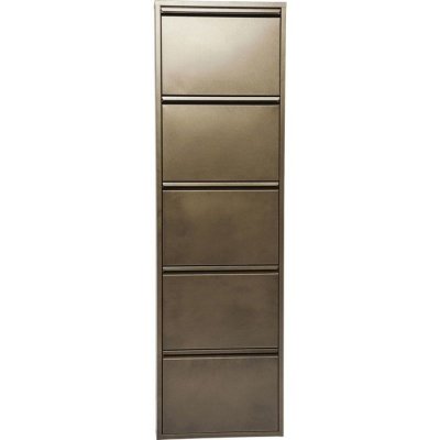 Casier &agrave; Chaussure Caruso bronze 5 Tiroirs Kare Design