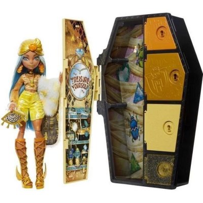 MONSTER HIGH Casiers Secrets de Cleo de Nile Look Iris&eacute; avec Poup&eacute;e 