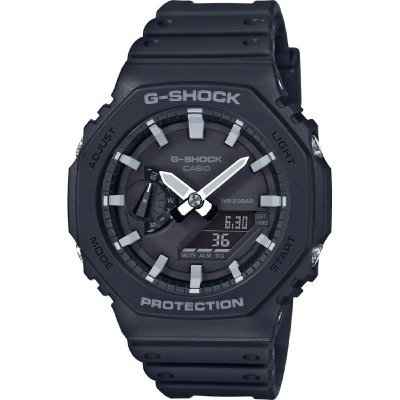 CASIO  GA-2100-1AER, Quartz, 45mm, 20ATM 