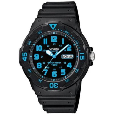 CASIO  Hommes Analogique Quartz Montre avec Bracelet en R&eacute;sine MRW-200H-2