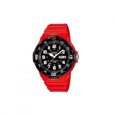 CASIO  Hommes Analogique Quartz Montre avec Bracelet en r&eacute;sine MRW-200HC-4