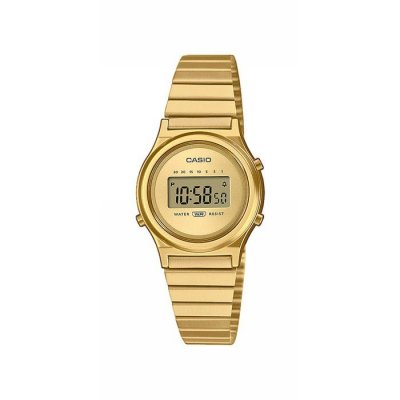 CASIO  VINTAGE Women's Digital Watch LA700WEG-9AEF Golden Steel