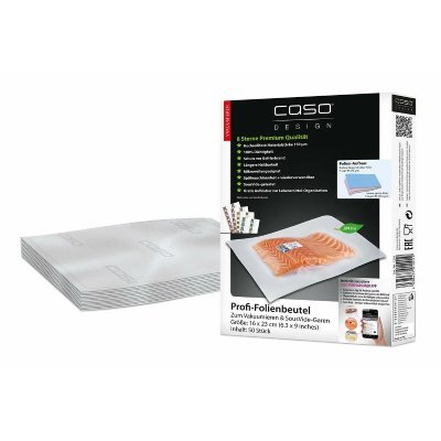 CASO  Pack de 50 sachets pour machine &agrave; emballer sous vide 16 x 23 cm (Import Allemagne)