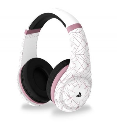 4GAMES Casque 4Gamers PRO4-70 St&eacute;r&eacute;o PS4 Rose et Blanc