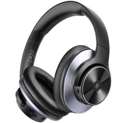ONEODIO Casque A10 Bluetooth 5.4 avec Annulation de Bruit Active - Noir
