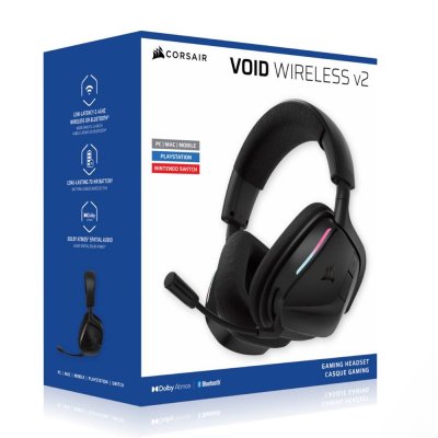 CORSAIR Casque arceau circum-aural gaming sans fil  Void Noir pour PS5