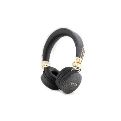 GUESS Casque audio bluetooth 5.3 compatible siri certifi&eacute; ipx4 motif 4g  noir BR0240 