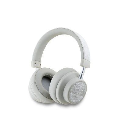 DKNY Casque audio sans fil bluetooth 5.3 motif &agrave; carreaux en cuir  gris DKBHM2PCSHLP 