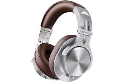 CHRONUS Casque bluetooth 50 heures d'autonomie oneodio a70 casque audio sans fil(brun) 