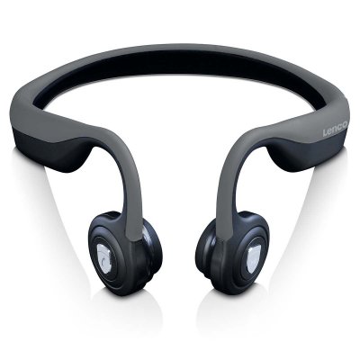 LENCO Casque Bluetooth&reg; &agrave; conduction osseuse  HBC-200GY Noir-Gris