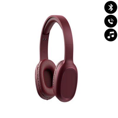  Casque Bluetooth Evetane Bordeaux 