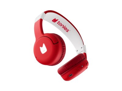 TONIES Casque Bluetooth  pour Conteuse Toniebox 2  Rouge Coquelicot