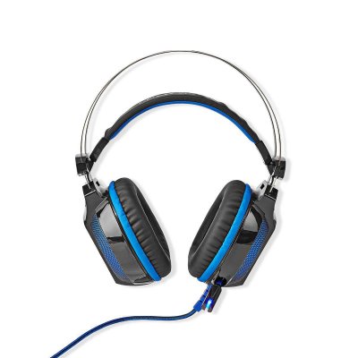 NEDIS Casque de jeu  GHST500BK Bleu / Noir 