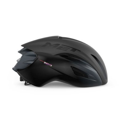 Casque de route MET Manta (MIPS) - M Black/Matte Glossy Casques