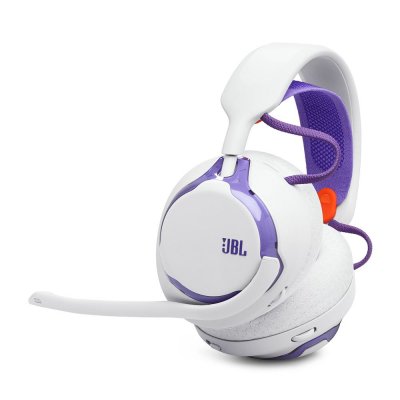 JBL Casque Gaming arceau circum-auriculaire sans fil Bluetooth  Quantum 650 Blanc et Violet