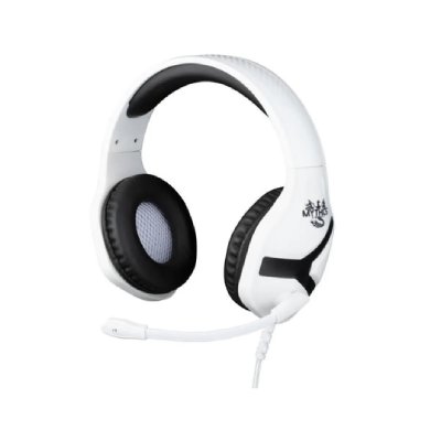 KONIX Casque Gaming filaire pour PlayStation 4  Nemesis Mythics Blanc 