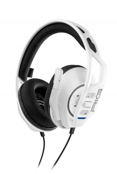 NACON Casque gaming filaire Premium pour PS4/PS5  RIG 300 PRO HS Blanc