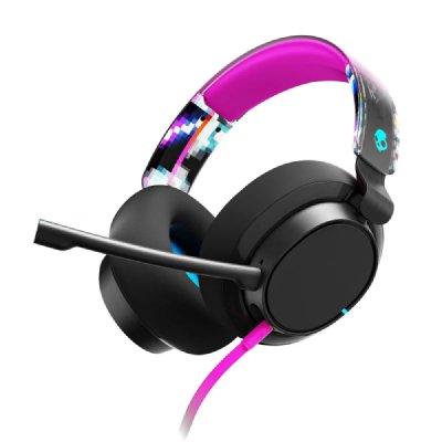 SKULLCANDY Casque Gaming filaire  Slyr Pro Multiplateforme Noir et Rose 