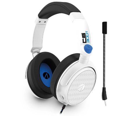 STEALTH Casque Gaming filaire St&eacute;r&eacute;o  C6-300V pour PS5 Blanc