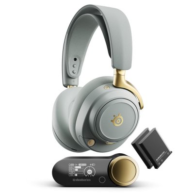STEELSERIES Casque gaming sans fil  Arctis Nova Elite Sage & Gold
