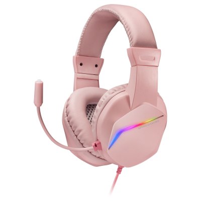 MARS GAMING Casque micro gamer mh122 rgb (rose) 8435693102045
