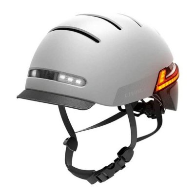 LIVALL Casque pour Trottinette &eacute;lectrique Quick Media  BH51M L Gris