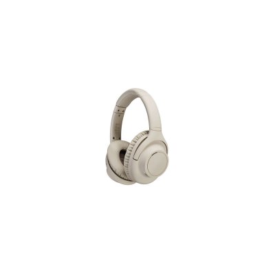 AUDIO TECHNICA Casque sans fil &agrave; r&eacute;duction de bruit ATH-S300BT, Beige - Neuf