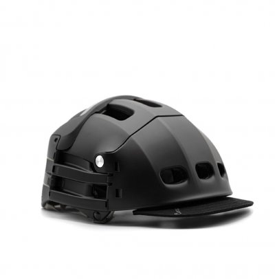 OVERADE Casque v&eacute;lo  Plixi Taille S-M Noir satin&eacute;