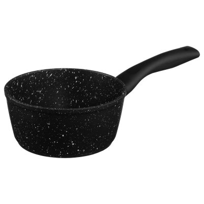 FIVE SIMPLY SMART Casserole en aluminium - D. 16 cm - Effet pierre noire