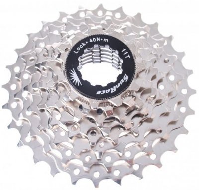 SUNRACE Cassette  R86 Super Fluid Drive 8 vitesses 11-28 dents Argent