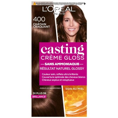L OREAL PARIS Casting Cr&egrave;me Gloss 400 Ch&acirc;tain 