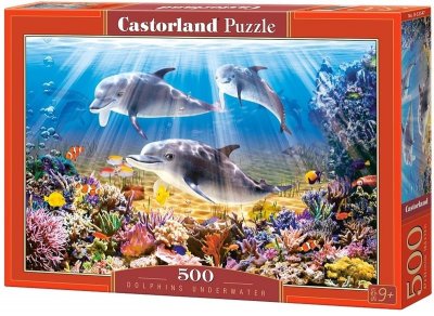 CASTORLAND  Dolphins Underwater, Puzzle 500 pi&egrave;ces - - Puzzle