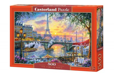 CASTORLAND  puzzle Tea Time in Paris 500 pi&egrave;ces 