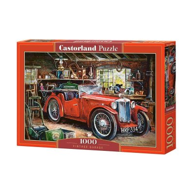 CASTORLAND - Vintage Garage-1000 Pieces Puzzle, C-104574-2, color&eacute;