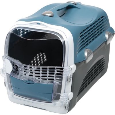 CATIT CAT IT Cage de transport Cabrio - Bleu gris - Pour chat