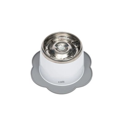 CATIT CAT IT Napperon en forme de fleur - Format moyen - Gris - Pour chat