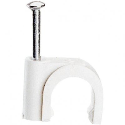 LEGRAND Cavalier fixe-c&acirc;ble Multifix x20 - D: 10 mm &agrave; D: 14 mm - blanc