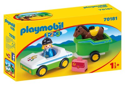 Cavali&egrave;re Avec Voiture Et Remorque - N/A