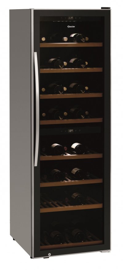  Cave &agrave; Vin 180 Bouteilles Bi-Zones - Bartscher - R600AAcier 