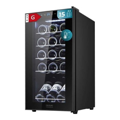 CECOTEC Cave &agrave; vin -  - Bolero GrandSommelier 1550 - Noir - 15 bouteilles - Panneau tactile 