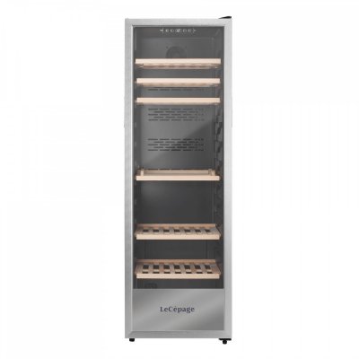  Cave &agrave; vin de vieillissement agk168pvx lec&eacute;page 168 bouteilles contour porte inox 