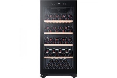 HAIER Cave a vin hws116gae - de vieillissement - pose libre - 116 bouteilles h126. 5 x l59,5 cm - noir