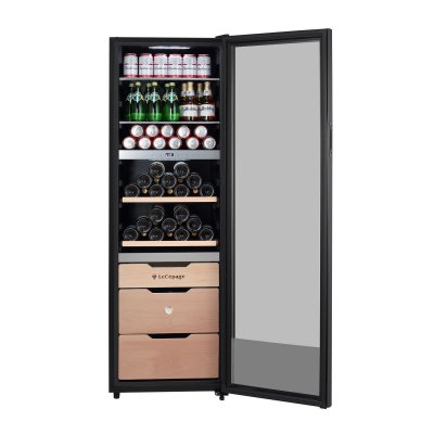  Cave &agrave; vin polyvalente triple zone lec&eacute;page agk3zmulti 282l 